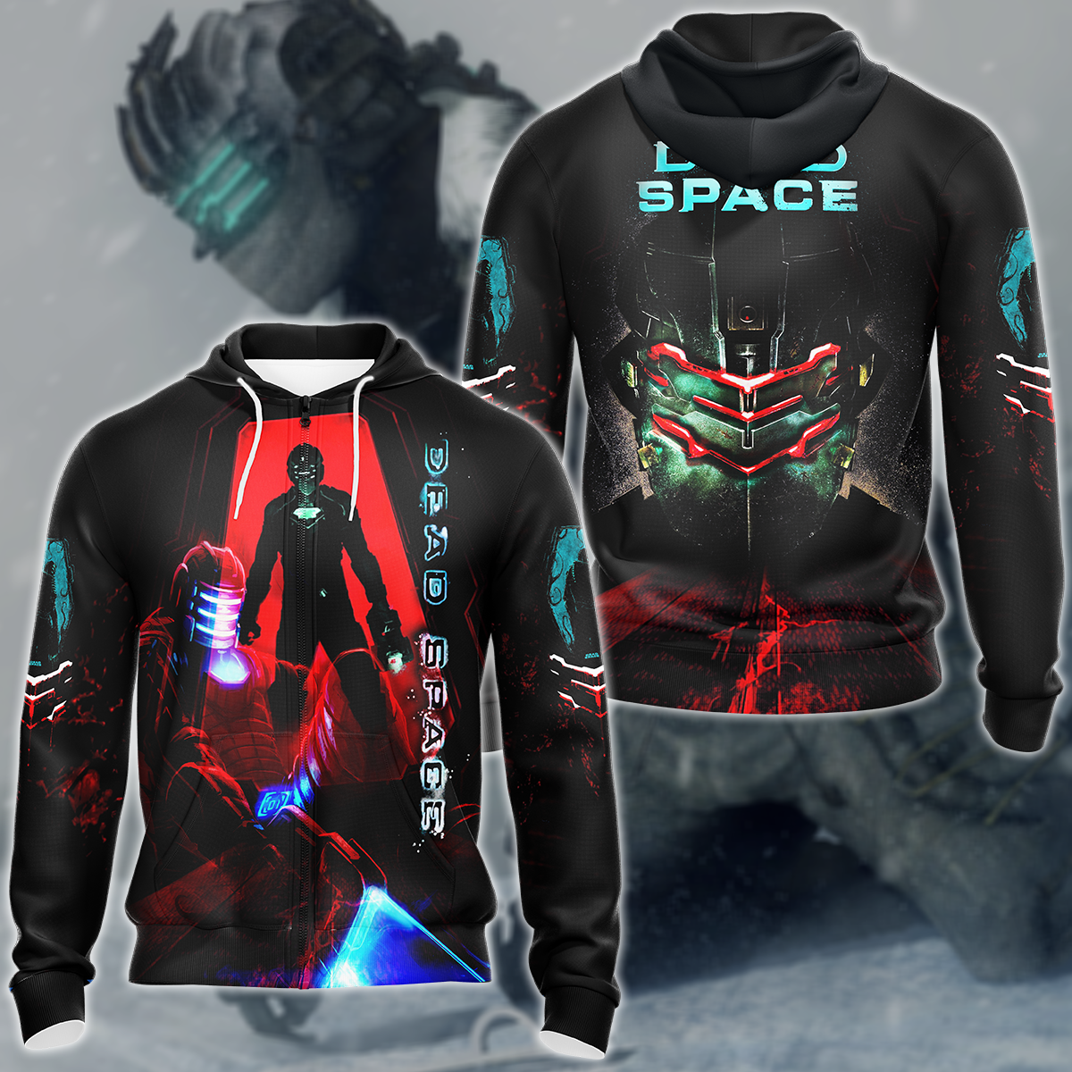 Dead Space Video Game 3D All Over Print T-shirt Tank Top Zip Hoodie Pullover Hoodie Hawaiian Shirt Beach Shorts Jogger Zip Hoodie