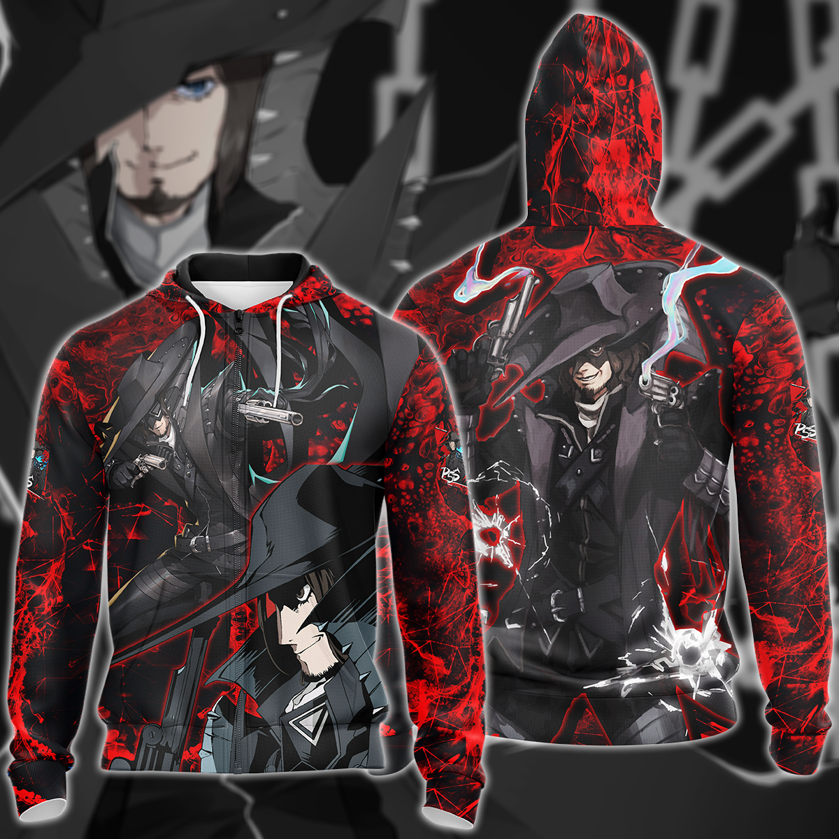 Persona 5 Strikers Zenkichi Hasegawa Video Game 3D All Over Print T-shirt Tank Top Zip Hoodie Pullover Hoodie Hawaiian Shirt Beach Shorts Jogger Zip Hoodie