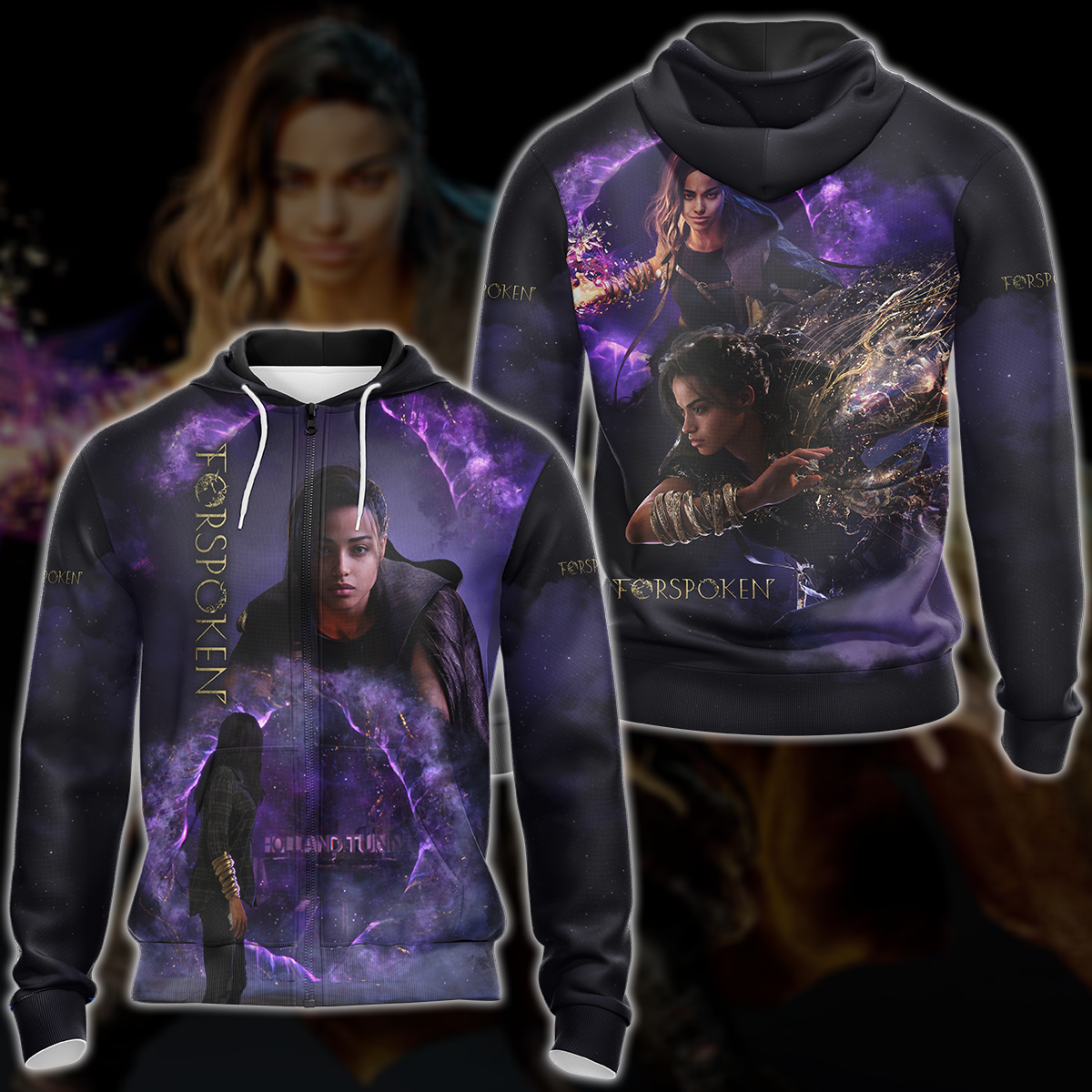 Forspoken Video Game 3D All Over Printed T-shirt Tank Top Zip Hoodie Pullover Hoodie Hawaiian Shirt Beach Shorts Jogger Zip Hoodie