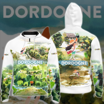 Dordogne Video Game 3D All Over Printed T-shirt Tank Top Zip Hoodie Pullover Hoodie Hawaiian Shirt Beach Shorts Jogger Zip Hoodie