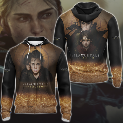 Plague Tale: Requiem Video Game 3D All Over Print T-shirt Tank Top Zip Hoodie Pullover Hoodie Hawaiian Shirt Beach Shorts Jogger Zip Hoodie