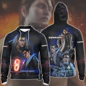 Tekken 8 Dragunov Video Game All Over Printed T-shirt Tank Top Zip Hoodie Pullover Hoodie Hawaiian Shirt Beach Shorts Joggers Zip Hoodie S 