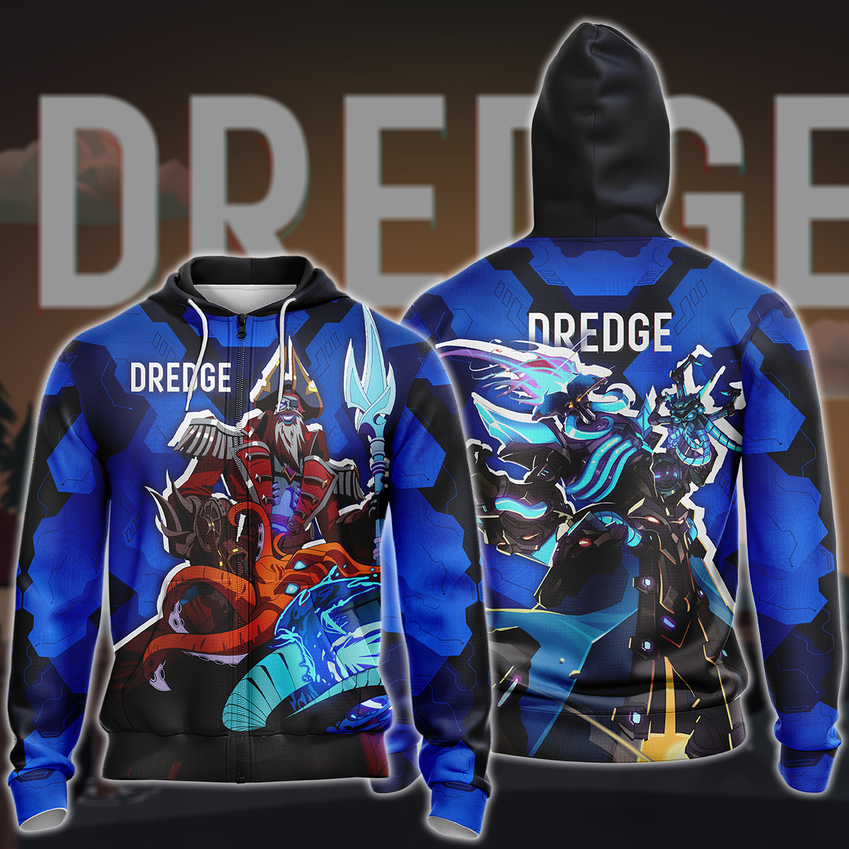 DREDGE Video Game 3D All Over Printed T-shirt Tank Top Zip Hoodie Pullover Hoodie Hawaiian Shirt Beach Shorts Jogger Zip Hoodie