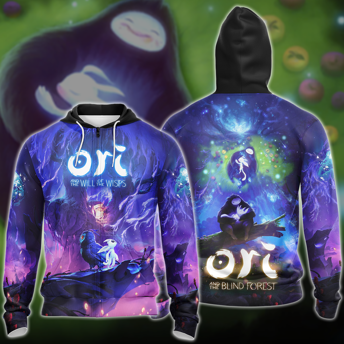 Ori and the Blind Forest Video Game 3D All Over Printed T-shirt Tank Top Zip Hoodie Pullover Hoodie Hawaiian Shirt Beach Shorts Jogger Zip Hoodie
