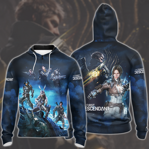 The First Descendant Video Game All Over Printed T-shirt Tank Top Zip Hoodie Pullover Hoodie Hawaiian Shirt Beach Shorts Joggers Zip Hoodie S 