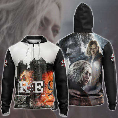 Resident Evil Requiem Video Game All Over Printed T-shirt Tank Top Zip Hoodie Pullover Hoodie Hawaiian Shirt Beach Shorts Joggers