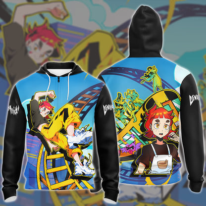 Denshattack Video Game All Over Printed T-shirt Tank Top Zip Hoodie Pullover Hoodie Hawaiian Shirt Beach Shorts Joggers