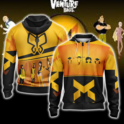 The Venture Bros. - The Monarch Unisex 3D T-shirt Zip Hoodie