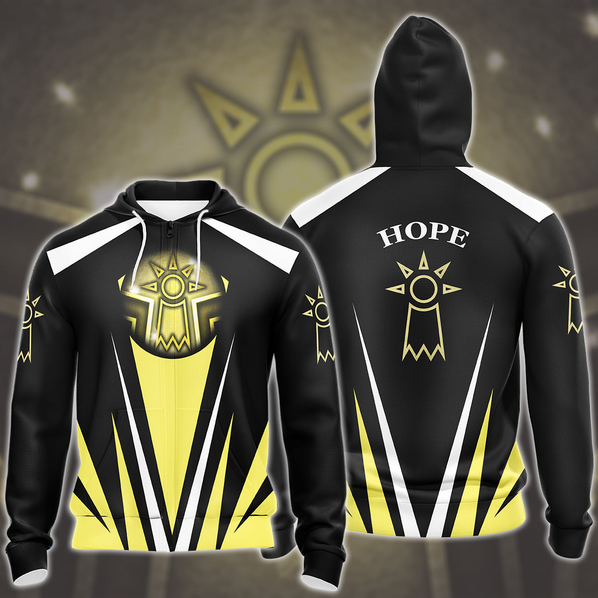 Digimon Crest Of Hope Video Game All Over Printed T-shirt Tank Top Zip Hoodie Pullover Hoodie Hawaiian Shirt Beach Shorts Joggers Zip Hoodie