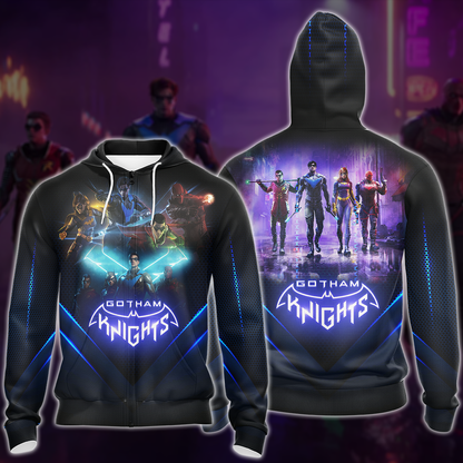 Gotham Knights Video Game 3D All Over Print T-shirt Tank Top Zip Hoodie Pullover Hoodie Hawaiian Shirt Beach Shorts Jogger Zip Hoodie