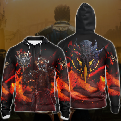 Baldur's Gate 3 Video Game All Over Printed T-shirt Tank Top Zip Hoodie Pullover Hoodie Hawaiian Shirt Beach Shorts Joggers Zip Hoodie