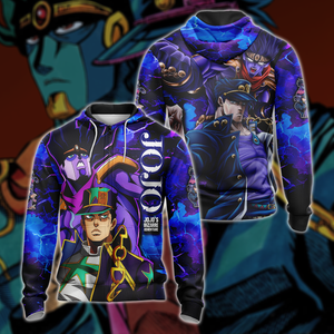 JoJo's Bizarre Adventure 3D All Over Print T-shirt Tank Top Zip Hoodie Pullover Hoodie Hawaiian Shirt Beach Shorts Jogger Zip Hoodie S 