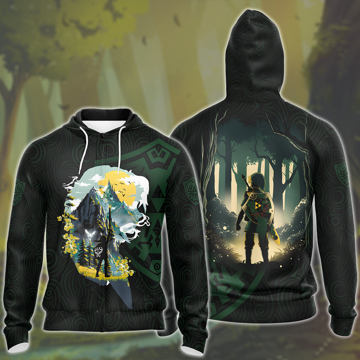 The Legend of Zelda Ballad Of The Hero Video Game All Over Printed T-shirt Tank Top Zip Hoodie Pullover Hoodie Hawaiian Shirt Beach Shorts Joggers