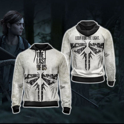 The Last of Us - Look For The Light New Unisex 3D T-shirt Zip Hoodie