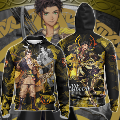 Fire Emblem: Three Houses - Claude Video Game 3D All Over Print T-shirt Tank Top Zip Hoodie Pullover Hoodie Hawaiian Shirt Beach Shorts Jogger Zip Hoodie