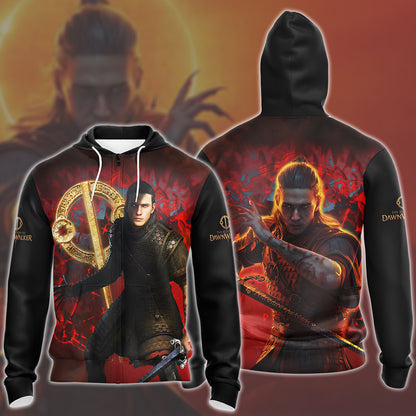 The Blood of Dawnwalker Video Game All Over Printed T-shirt Tank Top Zip Hoodie Pullover Hoodie Hawaiian Shirt Beach Shorts Joggers