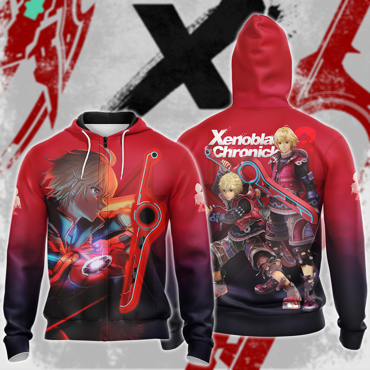 Xenoblade Chronicles 3 Video Game 3D All Over Print T-shirt Tank Top Zip Hoodie Pullover Hoodie Hawaiian Shirt Beach Shorts Jogger Zip Hoodie