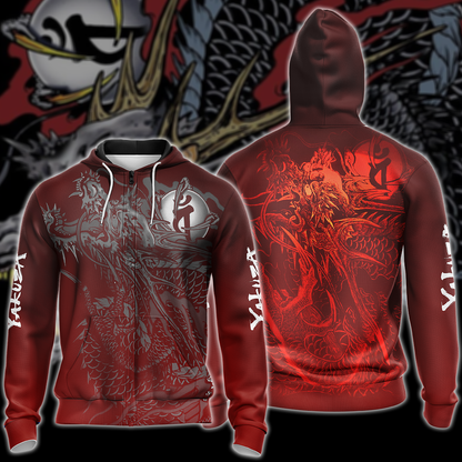 Yakuza Video Game 3D All Over Printed T-shirt Tank Top Zip Hoodie Pullover Hoodie Hawaiian Shirt Beach Shorts Jogger Zip Hoodie