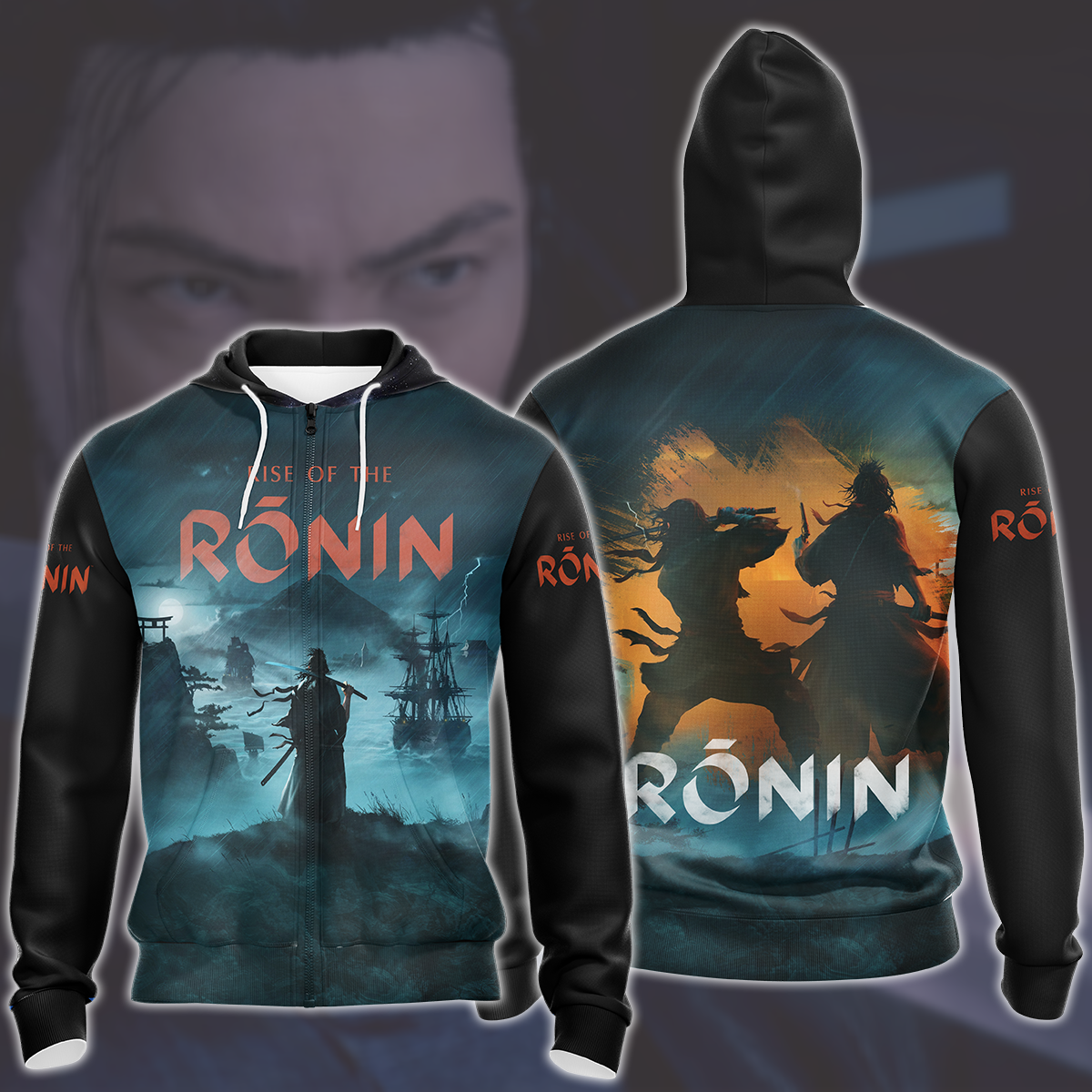 Rise of the Ronin Video Game All Over Printed T-shirt Tank Top Zip Hoodie Pullover Hoodie Hawaiian Shirt Beach Shorts Joggers Zip Hoodie