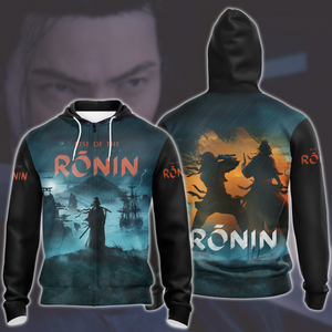 Rise of the Ronin Video Game All Over Printed T-shirt Tank Top Zip Hoodie Pullover Hoodie Hawaiian Shirt Beach Shorts Joggers Zip Hoodie S 