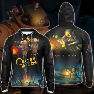 Outer Wilds Video Game 3D All Over Printed T-shirt Tank Top Zip Hoodie Pullover Hoodie Hawaiian Shirt Beach Shorts Jogger Zip Hoodie S 