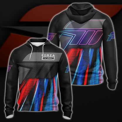 Forza Horizon All Over Print T-shirt Tank Top Zip Hoodie Pullover Hoodie Hawaiian Shirt Zip Hoodie