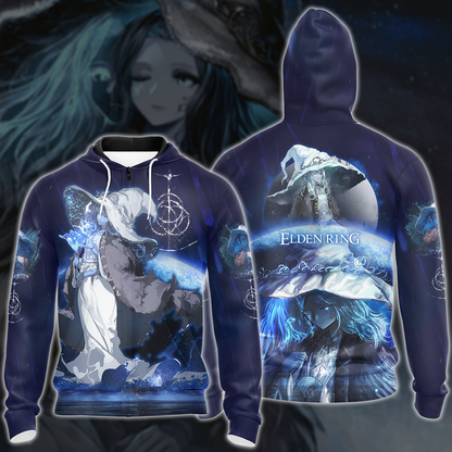Elden Ring Ranni The Witch Video Game 3D All Over Printed T-shirt Tank Top Zip Hoodie Pullover Hoodie Hawaiian Shirt Beach Shorts Jogger Zip Hoodie