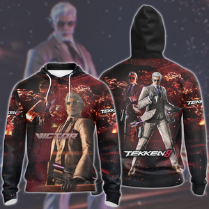 Tekken 8 Victor Video Game All Over Printed T-shirt Tank Top Zip Hoodie Pullover Hoodie Hawaiian Shirt Beach Shorts Joggers Zip Hoodie S 