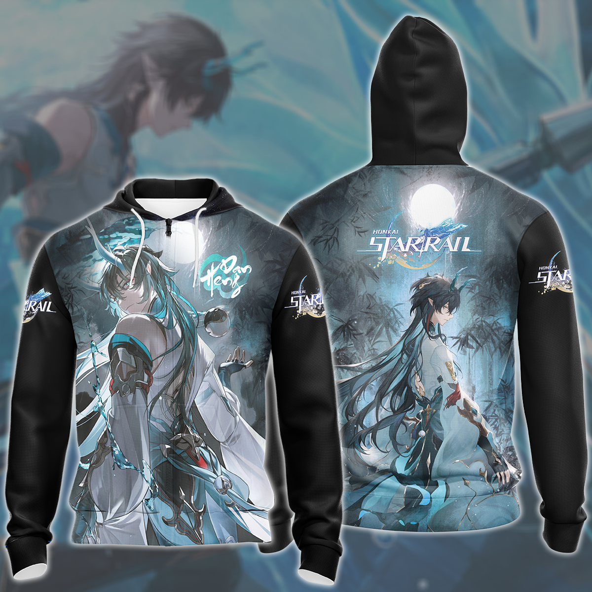 Honkai: Star Rail Dan Heng Video Game All Over Printed T-shirt Tank Top Zip Hoodie Pullover Hoodie Hawaiian Shirt Beach Shorts Joggers Zip Hoodie