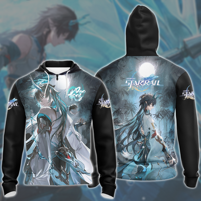 Honkai: Star Rail Dan Heng Video Game All Over Printed T-shirt Tank Top Zip Hoodie Pullover Hoodie Hawaiian Shirt Beach Shorts Joggers Zip Hoodie