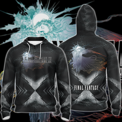 Final Fantasy XV Video Game 3D All Over Print T-shirt Tank Top Zip Hoodie Pullover Hoodie Hawaiian Shirt Beach Shorts Jogger Zip Hoodie
