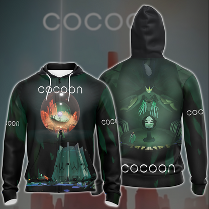 COCOON Video Game All Over Printed T-shirt Tank Top Zip Hoodie Pullover Hoodie Hawaiian Shirt Beach Shorts Joggers Zip Hoodie
