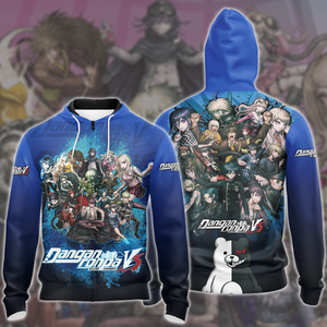 Danganronpa 3 Video Game All Over Printed T-shirt Tank Top Zip Hoodie Pullover Hoodie Hawaiian Shirt Beach Shorts Joggers Zip Hoodie S 