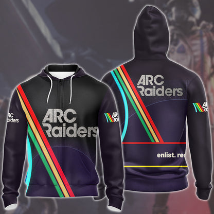 Arc Raiders Video Game All Over Printed T-shirt Tank Top Zip Hoodie Pullover Hoodie Hawaiian Shirt Beach Shorts Joggers