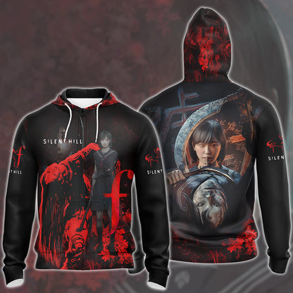 Silent Hill F Video Game All Over Printed T-shirt Tank Top Zip Hoodie Pullover Hoodie Hawaiian Shirt Beach Shorts Joggers Zip Hoodie