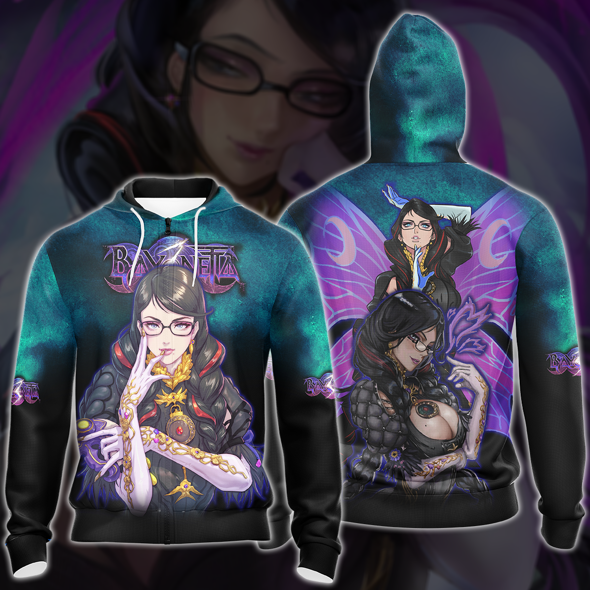 Bayonetta 3 Video Game 3D All Over Print T-shirt Tank Top Zip Hoodie Pullover Hoodie Hawaiian Shirt Beach Shorts Jogger Zip Hoodie