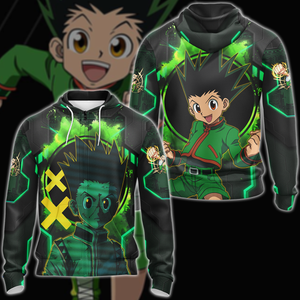 Hunter x Hunter Gon 3D All Over Print T-shirt Tank Top Zip Hoodie Pullover Hoodie Hawaiian Shirt Beach Shorts Jogger Zip Hoodie S 