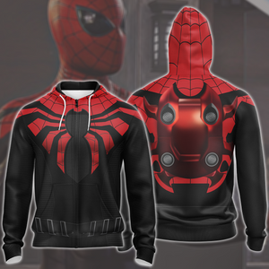 Spider-Man 2 Peter Parker Superior Suit Cosplay Video Game All Over Printed T-shirt Tank Top Zip Hoodie Pullover Hoodie Hawaiian Shirt Beach Shorts Joggers 2 Zip Hoodie S