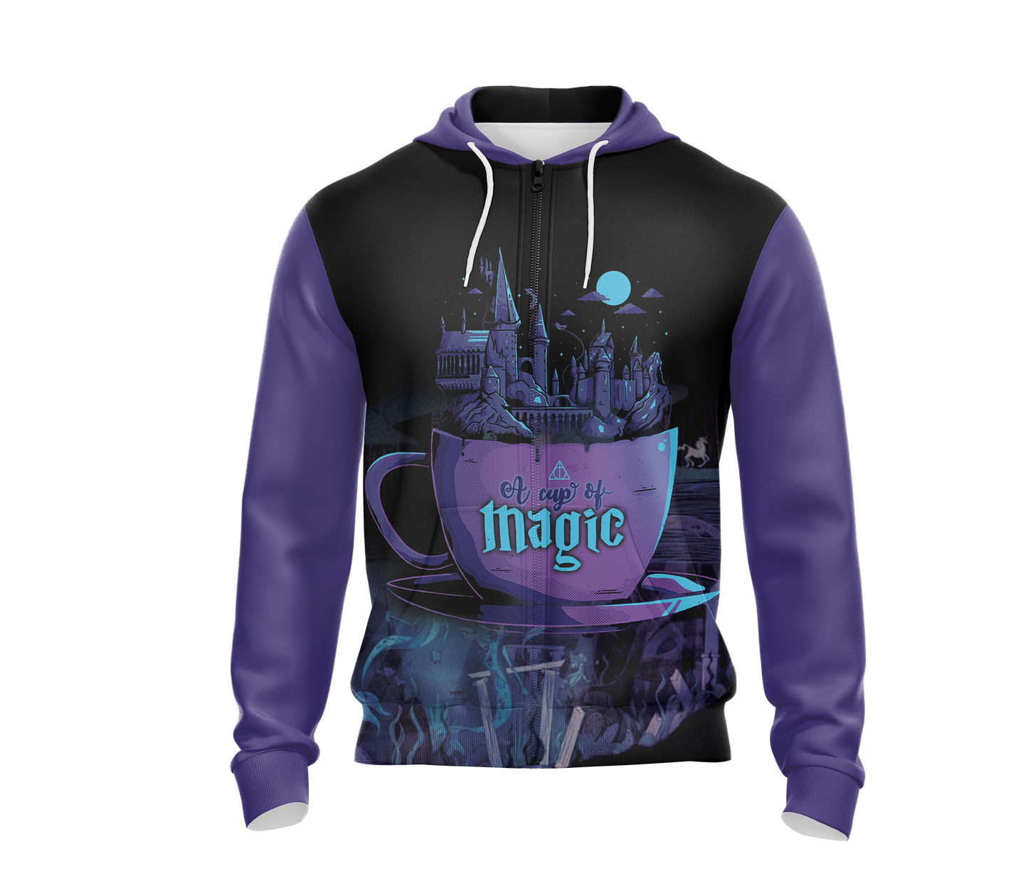 Hogwarts Is My Home A Up Og Magic Unisex 3D T-shirt