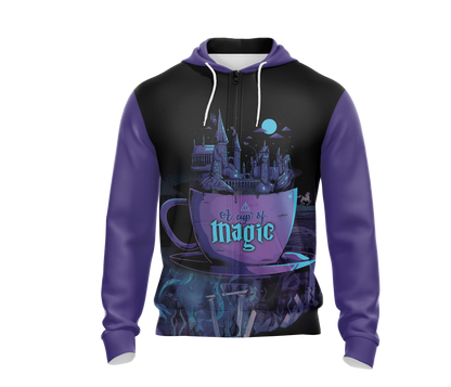 Hogwarts Is My Home A Up Og Magic Unisex 3D T-shirt