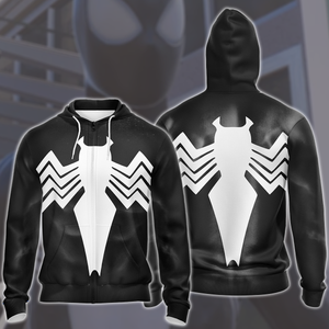 Spider-Man 2 Peter Parker Classic Black Suit Cosplay Video Game All Over Printed T-shirt Tank Top Zip Hoodie Pullover Hoodie Hawaiian Shirt Beach Shorts Joggers Zip Hoodie S 