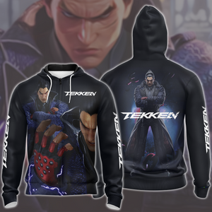 Tekken 8 Kazuya Mishima Video Game All Over Printed T-shirt Tank Top Zip Hoodie Pullover Hoodie Hawaiian Shirt Beach Shorts Joggers   