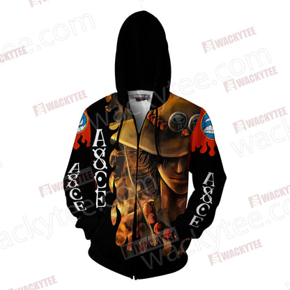 One Piece - Ace New Look Unisex 3D T-shirt