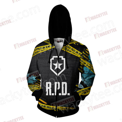 Resident Evil - R.P.D Unisex 3D T-shirt