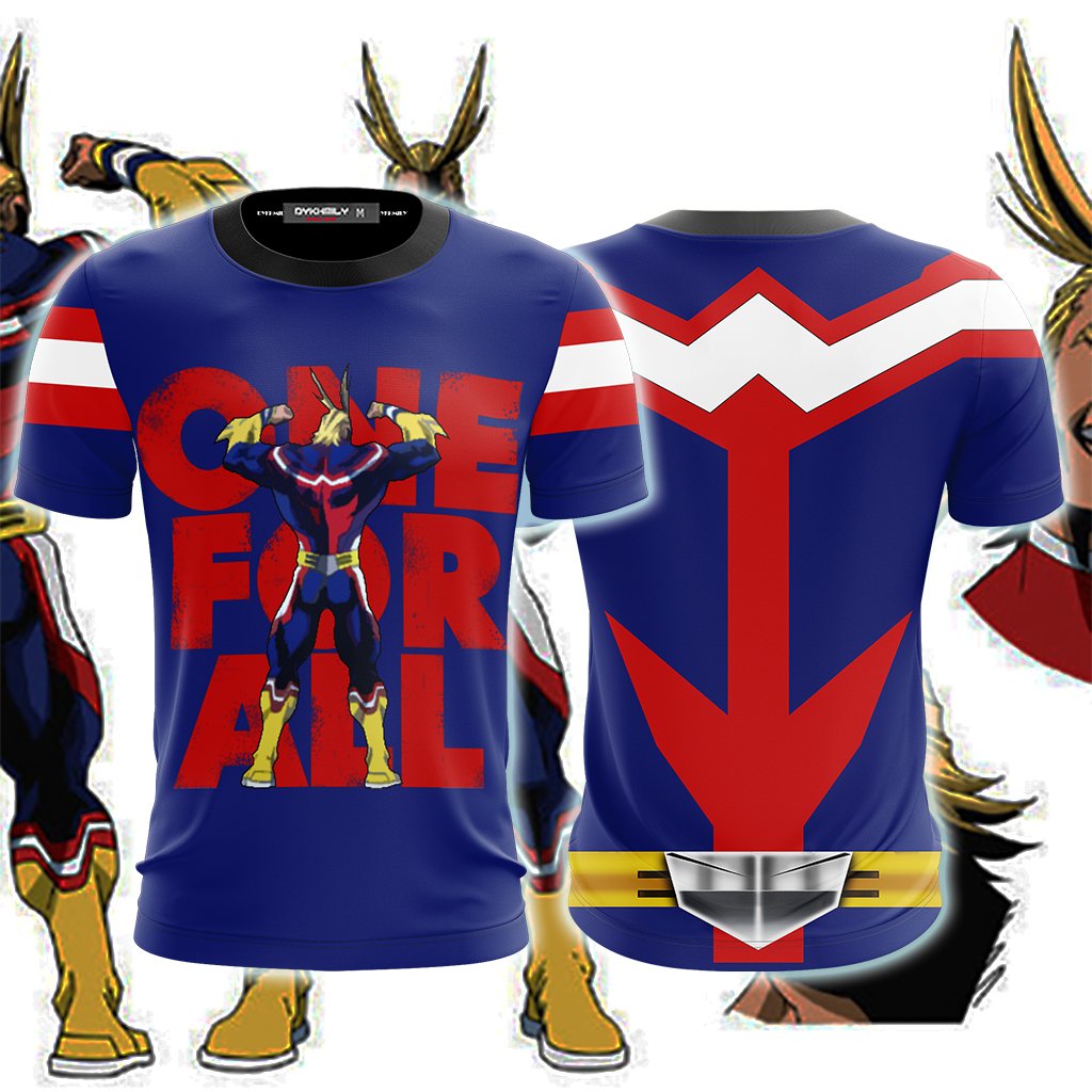 All Might One For All Unisex 3D T-shirt