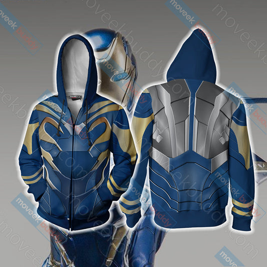 Avengers: Pepper Potts in Rescue Suit Zip Up Hoodie Jacket 5XL