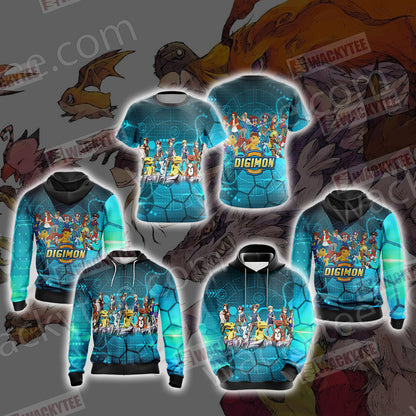 Digimon New Collection Unisex 3D T-shirt