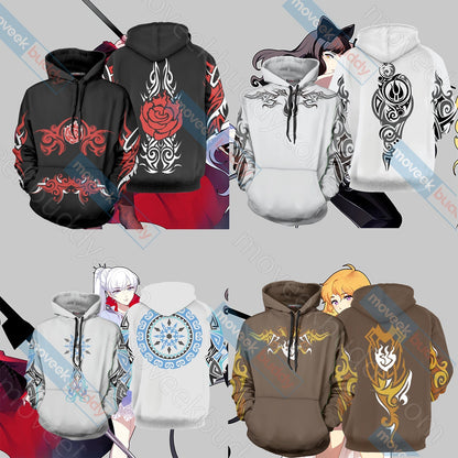 RWBY Ruby Rose Symbol Unisex 3D T-shirt