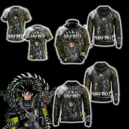 Call of Duty Game Goku Unisex 3D T-shirt