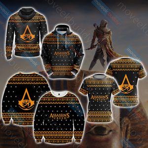 Assassin's Creed - Origins Knitting Style Unisex 3D T-shirt   